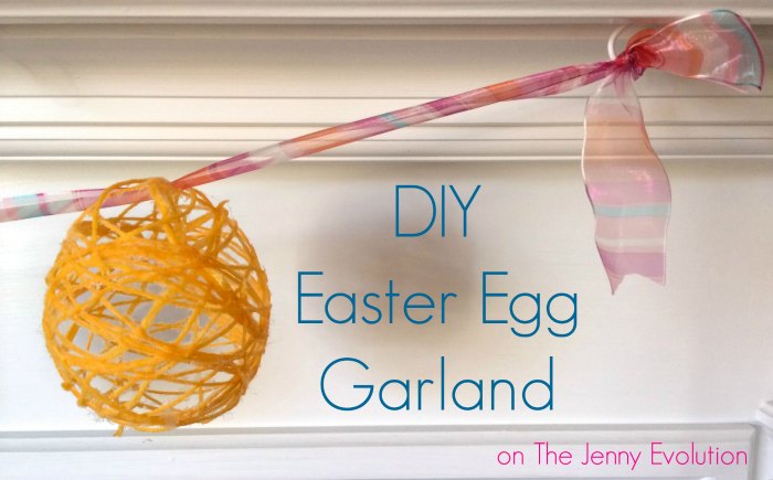 DIY Easter Egg Garland | The Jenny Evolution