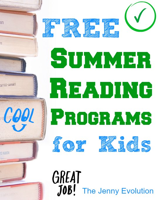 FREE Summer Reading Programs | The Jenny Evolution