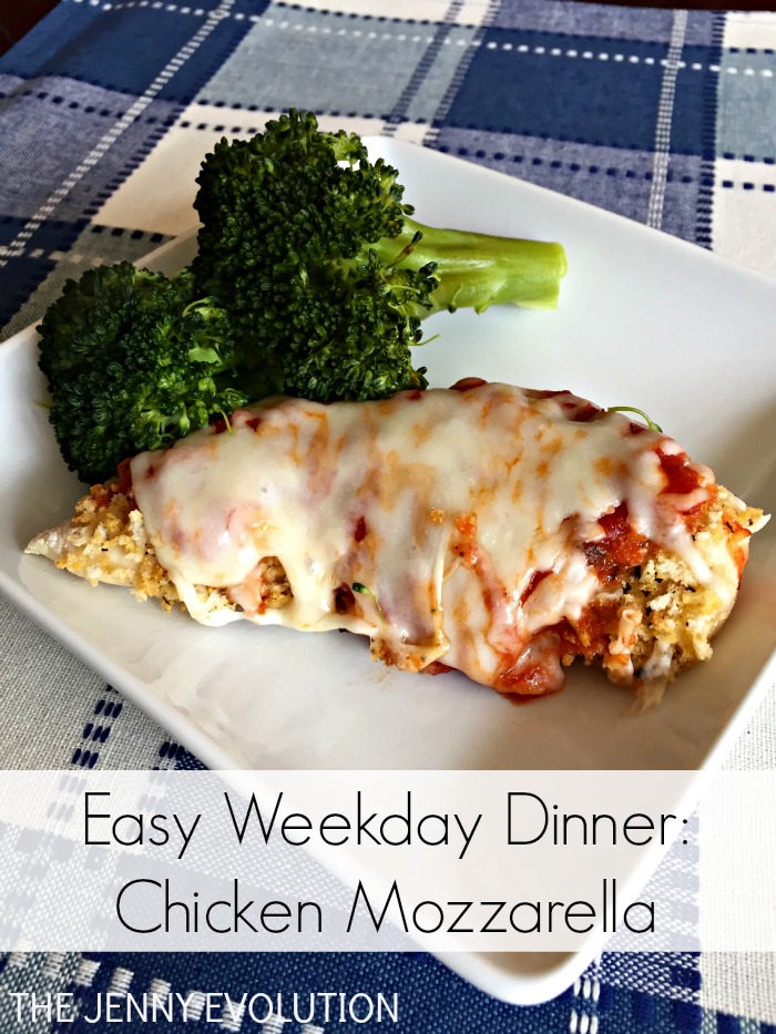 Chicken Mozzarella Easy Weekday Dinner Recipe | The Jenny Evolution