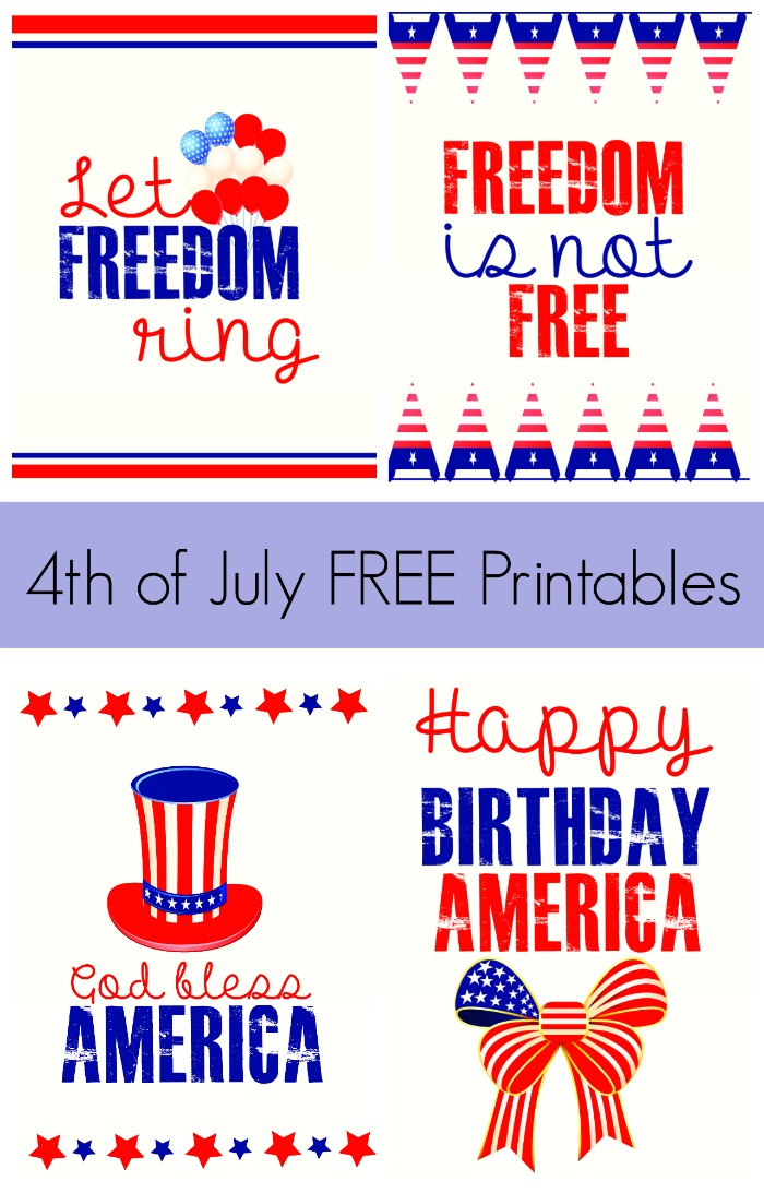FREE 4th of July Printables The Jenny Evolution