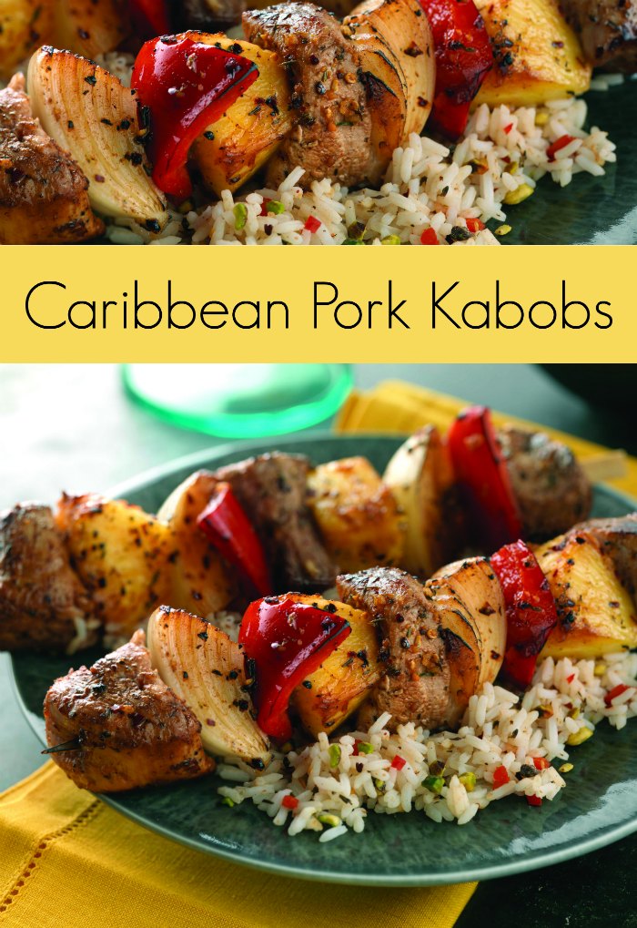Caribbean Pork Kabobs Recipe