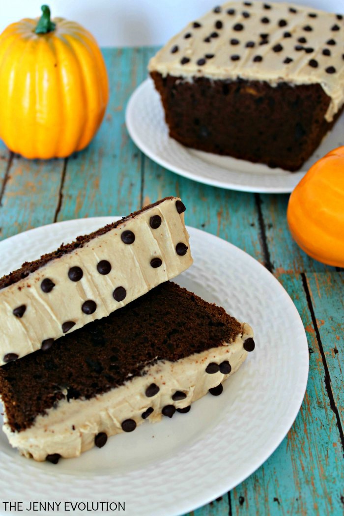 Caramel Chocolate Chunk Pumpkin Bread Recipe -- A true taste of fall!