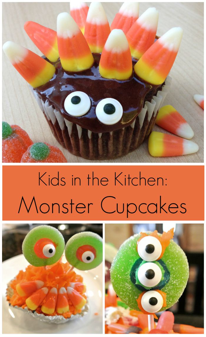 Monster Cupcakes Kid Activity. Fun for Halloween or any time of year!
