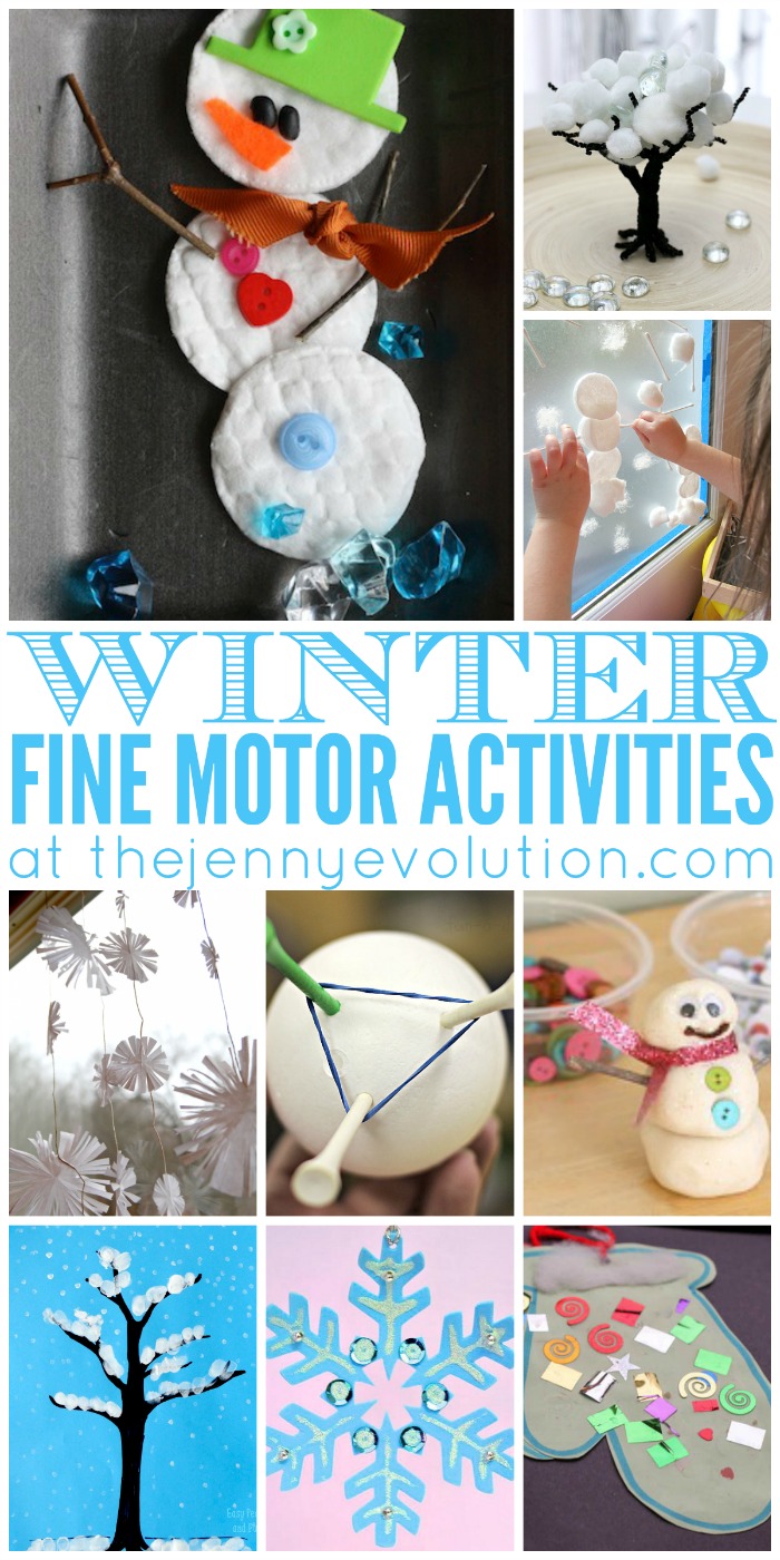 Fine Motor Winter Activities for Preschoolers | The Jenny ...